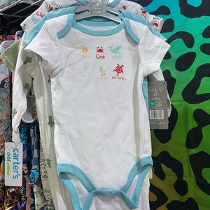 NWT Le Top Ocean Animals One Piece 3 piece set